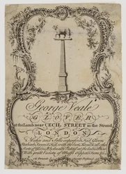 Handschuhmacher, George Veale, Visitenkarte