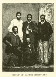 Gruppe von Kaffer-Christen