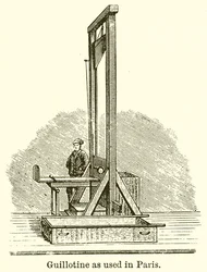 Guillotine wie in Paris verwendet