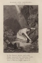 Hagar und Ismael, Genesis XXI, Vers 19