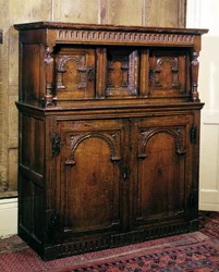 Flurschrank, Eiche, ca. 1600