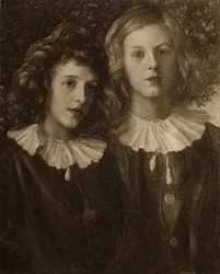 Hallam und Lionel Tennyson, Söhne von Alfred Lord Tennyson (1809-92)