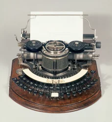 Hammond Schreibmaschine, mit der idealen Tastatur, ca. 1895