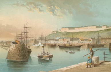 Hafen und Fort Regent, St. Heliers--Jersey