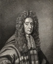 Henry Hare Lord Colerane, graviert von Bocquet, Illustration aus 