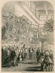 Der Besuch Ihrer Majestät in der Royal Academy