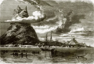 Hoher Gipfel auf Bora-Bora