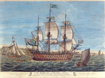 Sein Majestätsschiff, die Victory