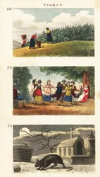 Historische Ansichten von Frankreich