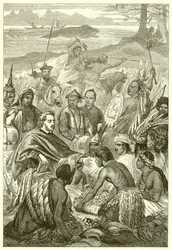 Huldigung an den weißen Mann