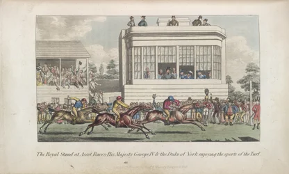 Pferderennen in Ascot, aus 