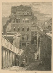 Häuser in der Waterloo Road, 1876