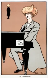 Ignacy Jan Paderewski, polnischer Pianist, Komponist, Politiker und Unabhängigkeitskämpfer