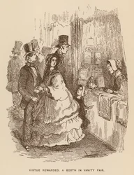 Illustration für Jahrmarkt der Eitelkeit von Thackeray