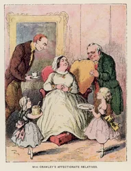Illustration für Vanity Fair von Thackeray