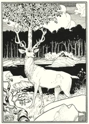 Illustration für die Abenteuer des Baron Münchhausen