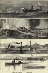 Illustrationen des Torpedokriegs