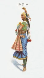 Indien, Zigarettenkarte, 1915