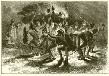 Indianischer Skalptanz