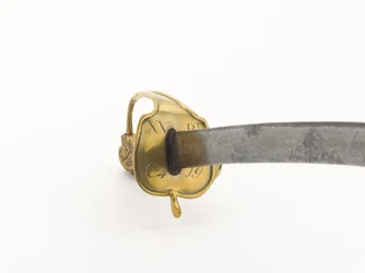Infanteriesäbel, markiert für das 15. (Yorkshire East Riding) Regiment, ca. 1790 (Metall)