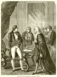 Einsetzung des Prinzen von Wales als Regent