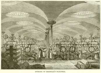 Innenraum der Marshalls Flachsmühle