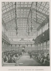 Innenansicht des House of Commons