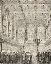 Innenansicht des House of Lords, aus 