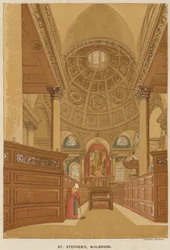 Innenansicht der St. Stephens Kirche
