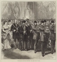 Internationale kommunale Festlichkeiten, der Oberbürgermeister im Staat