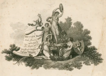 Einladung zum Dinner des Lord Mayor im Mansion House, London, 11. April 1803