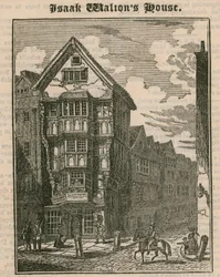Isaak Waltons Haus, Fleet Street, London