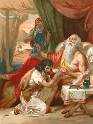 Jakob täuscht seinen Vater Isaak