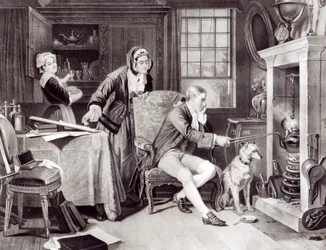 James Watt (1736-1819) spielt mit Dampf