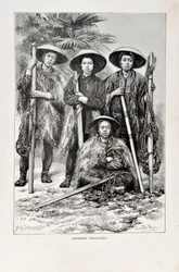Japanische Bauern