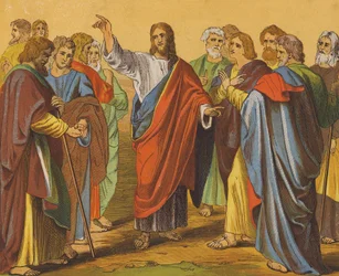Jesus Christus sendet die zwölf Apostel aus