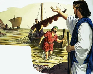Jesus Christus mit Fischern