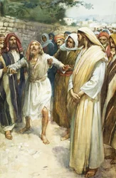 Jesus und ein Blinder