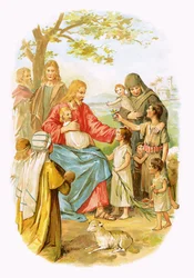 Jesus segnet die Kinder