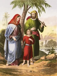 Jesus kehrt mit seinen Eltern nach Nazareth zurück