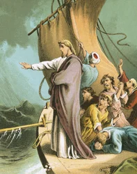 Jesus stillt den Sturm