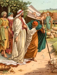 Hiob in seinem Wohlstand