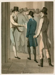 John Bellingham ermordet den Rt Hon Spencer Perceval in der Lobby des House of Commons