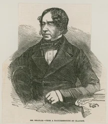 John Braham, Sänger; von einem Daguerreotypie von Claudet