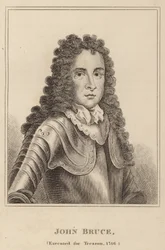 John Bruce, Hingerichtet wegen Hochverrats, 1716