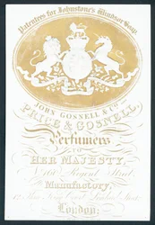 John Gosnell & Co, ehemals Price & Gosnell, Visitenkarte