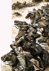 John Hampden wurde während des Englischen Bürgerkriegs tödlich verwundet