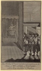 John Hartley, James Deane und ihre Komplizen im Haus von Mr. Clewin