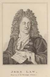 John Law, Projektor des Mississippi-Schemas