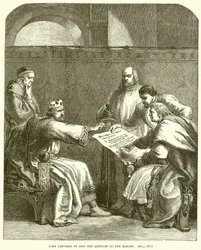 John weigert sich, die Artikel der Barone zu unterzeichnen